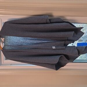 Garnet Hill Cashmere Wrap OS Grey Blue Soft